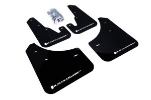 Mazda MazdaSpeed3 Mud Flap - Front + Rear - Rally Armor - UR Series - Black - `04-`09